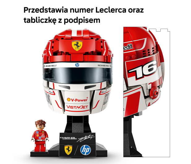 LEGO EDITIONS 43014 Kask Charles Leclerc Scuderia Ferrari HP - 1517900 - zdjęcie 7